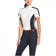 Ariat Showshirt Fashion Aptos - Wit/Blauw