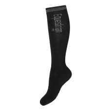 Horka Equestrian Pro Socks - Zwart/Zilver 