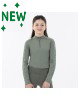 Br Kinder Zip-up Pullover Dinthe 4-EH - Agave Green