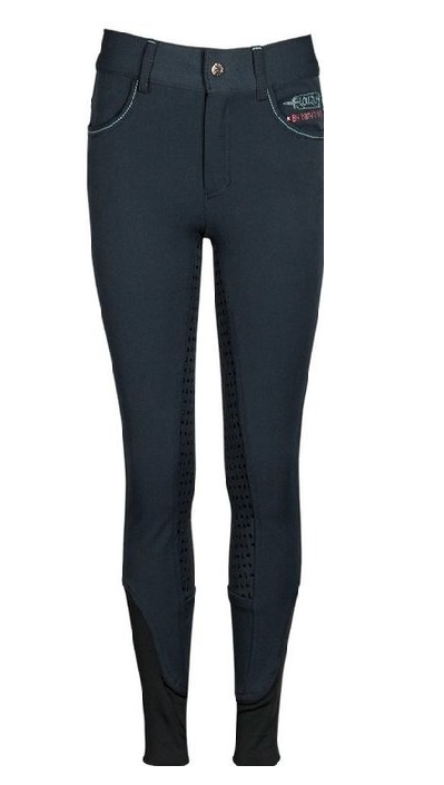 Harry's Horse Kinderrijbroek Loulou Barnet Full Grip - Midnight Navy