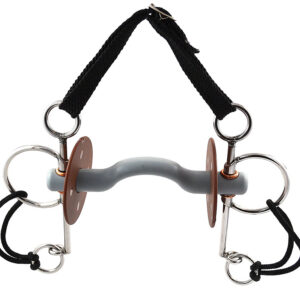 Beris Baby Pelham flexibel met tongboog - 18 mm