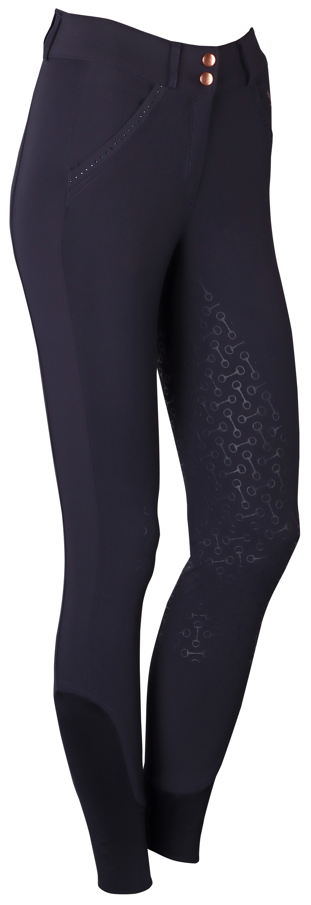 Harry's Horse Dames Rijbroek Agadir Full Grip - Midnight Navy