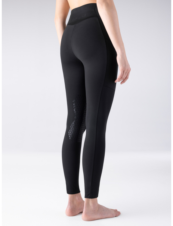 Equiline Dames Rijlegging Gadrikh Knie Grip - Zwart