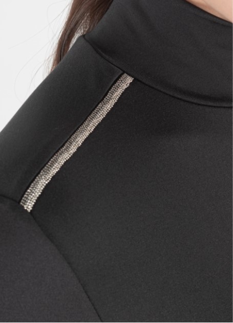 Equiline Dames Trainingshirt Maglia Second Skin - Black