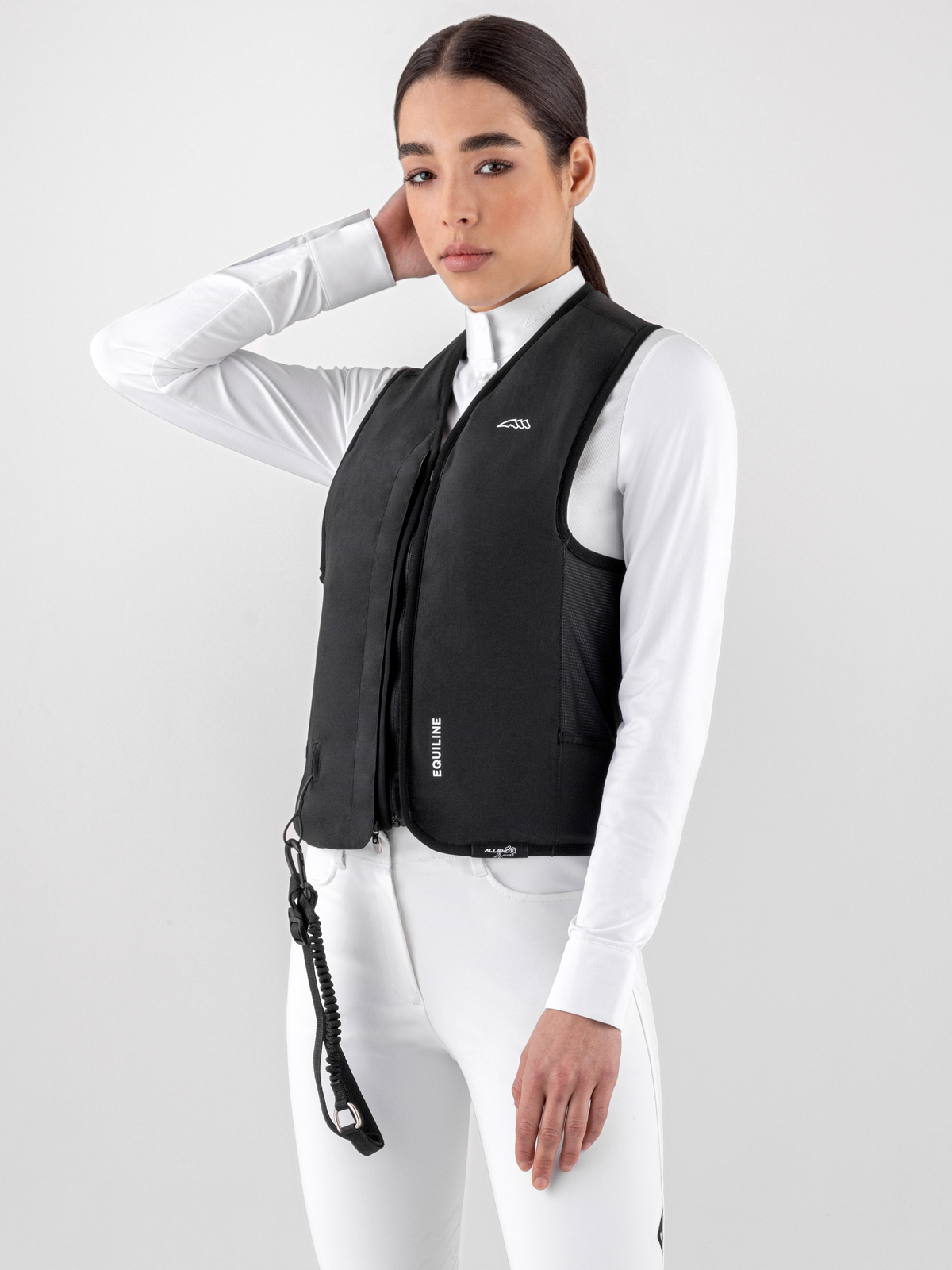 Equiline Unisex Airbag Vest Eclair - Zwart