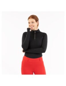 BR Dames Half Zip-up Pullover Jara - Meteorite