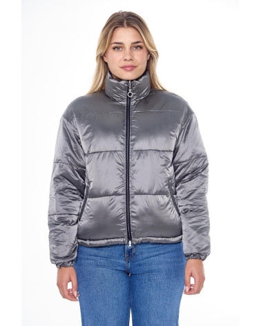 Harcour Dames Puffer Janari - Navy/Silver