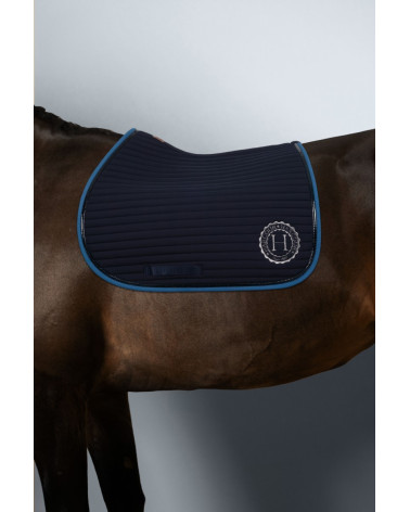 Harcour Zadeldekje Veelzijdigheid Karembar - Navy/Steel Blue