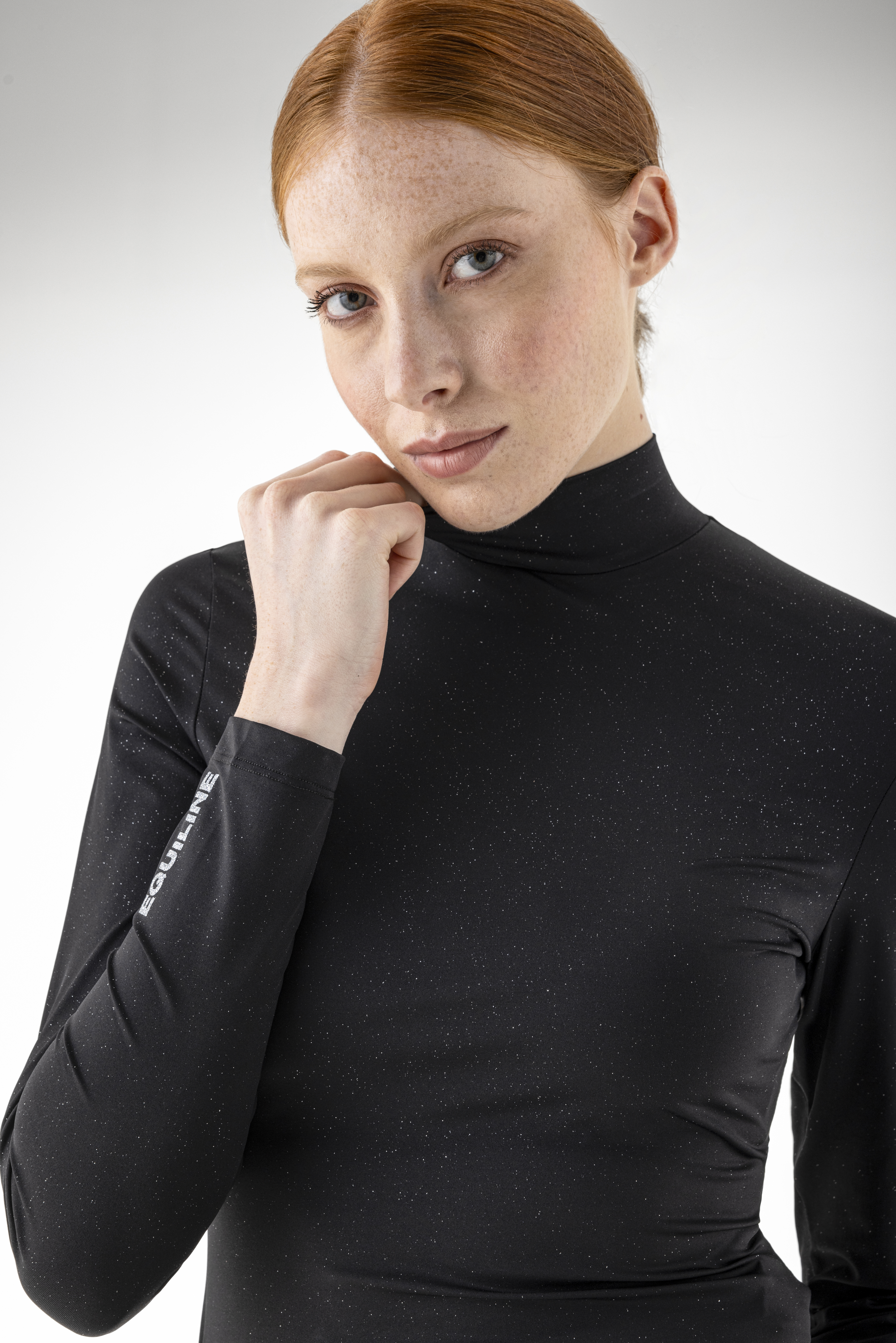Equiline Dames Trainingshirt Second Skin Gargeng - Black