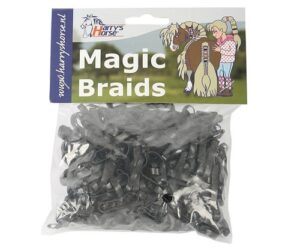 Harry's Horse Magic Braids Elastiekjes - zwart