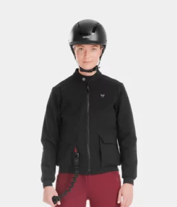 Horse Pilot Dames Teddy Jacket - Black