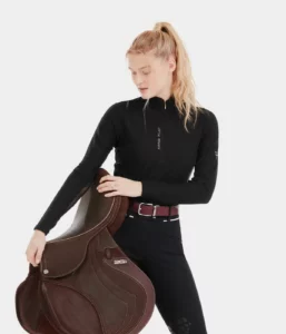 Horse Pilot Dames Trainingshirt Suntech - Black