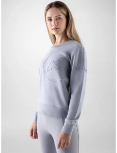 Equiline Dames Sweatshirt Cartac - Lilac Grey