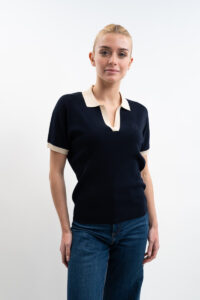 Harcour Dames Polo Peach - Marine