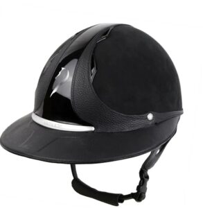 Antares Classic Eclipse Visor helmet - Black Alcantara/Black Leather